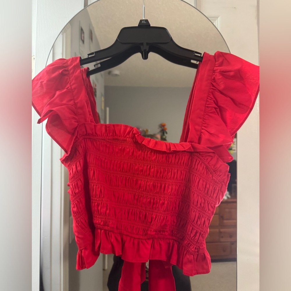Alter’d State Red Cropped Top